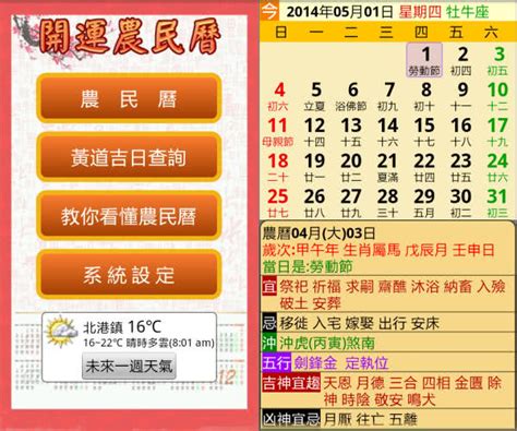 農曆5月1日|萬年農民曆